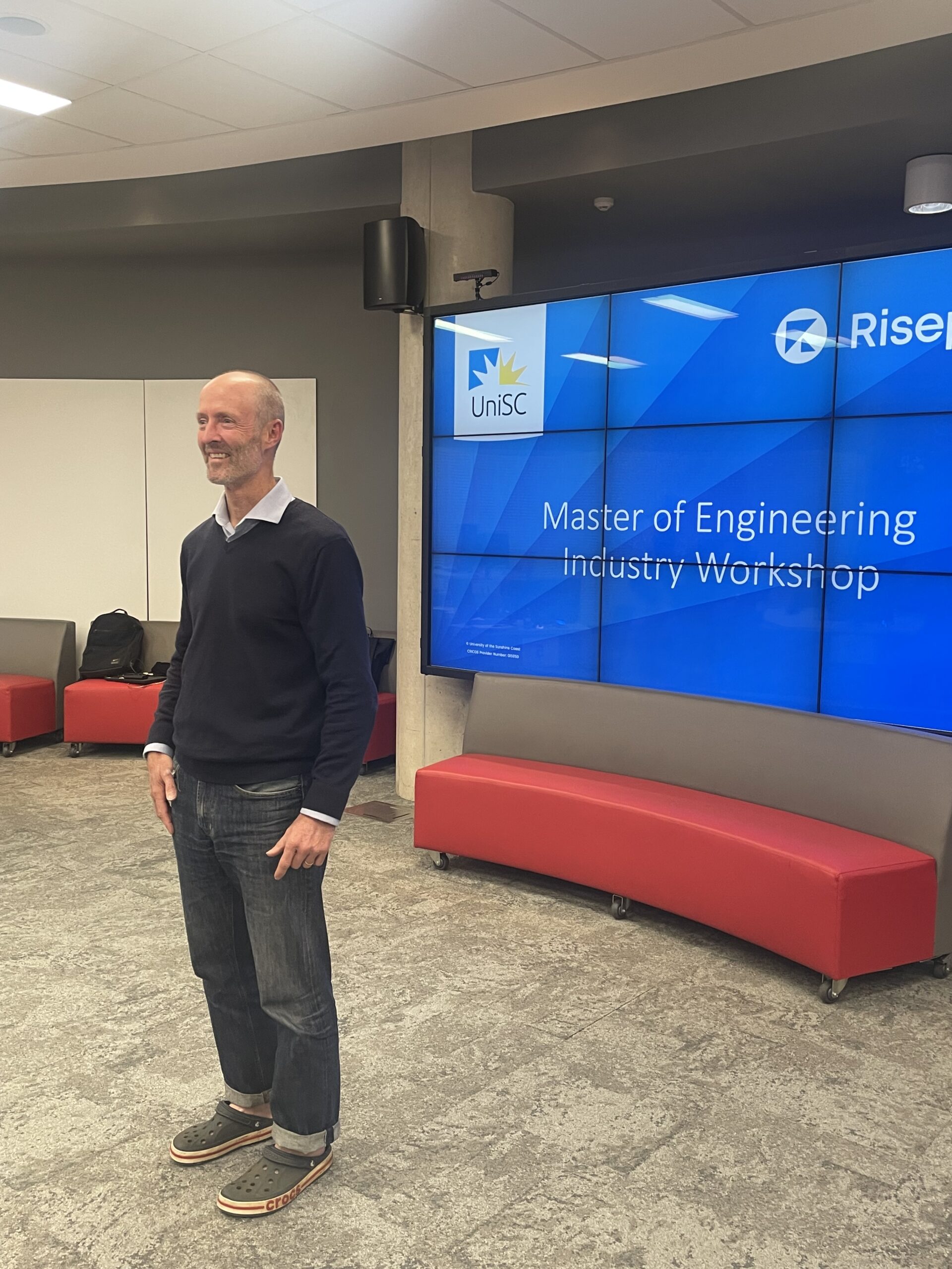 Dr Adrian McCallum at the University of the Sunshine Coast